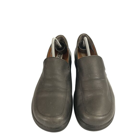 Birkenstock Gray Leather Loafers size 40 - Picture 2 of 9